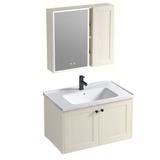 Conjunto de muebles de baño con lavabo Monti 60cm Creme