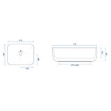 Umývadlo na dosku Rea Demi Slim