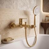 Bath faucet REA Logan Brush Gold