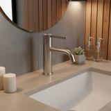 Bateria Umywalkowa Rea Foster nikiel szczotkowany niska