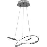 Deckenlampe Ring modern LED+Fernbedienung APP389-CP Chrom