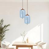 Hängelampe Glas LED Blue APP443-CP