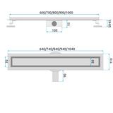 REA Neox pro Linear Drain Titan 100