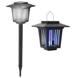 Lampa ogrodowa solarna LED owadobójcza J-22 Czarna