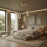 LAMPA SUFITOWA WISZĄCA LED G173-3CP ZŁOTA