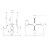 Deckenlampe APP1021-5CP