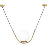 Hängelampe Gold Glas APP689-1CP