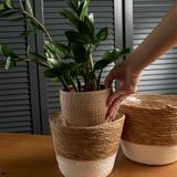 Zestaw 2szt Koszy Naturalnych BOHO YT21B-34