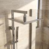 Neliönmuotoinen sadesuihkupää REA JS-P015 25cm Chrome