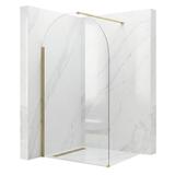 Shower screen Rea Heaven Brush Gold 110