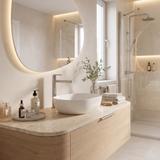 Robinet de salle de bain Rea Grace Brush Nickel High