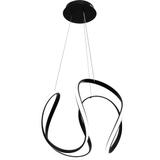 Deckenlampe Ring LED+Fernbedienung APP387-CP Black