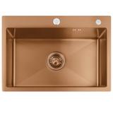 Zlewozmywak stalowy REA Liam Miedź szczotkowana