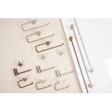 Toilet paper holder 9711 Prism Brush Gold