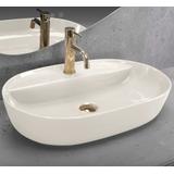 Umywalka REA Aura 61 Ecru Shiny