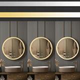 Miroir LED 100cm MMJ GOLD BRUSHED