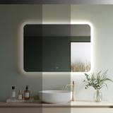 Lustro ścienne LED 80x60cm TOP-3