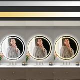 Spiegel LED 50cm MMJ Black