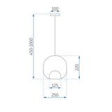 Deckenlampe APP1027-1CP