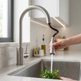 Kuchynská batéria Rea Fresh Touch Brush Nickel