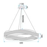 Лампа LED APP1802-CP Brush Gold