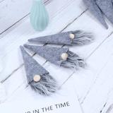 Pokrowce świąteczne na butelkę Mikołaj 12 szt 2x KF323-6