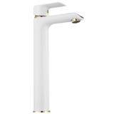 Rubinetto da lavabo Rea Bloom White Gold high