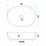 Countertop Basin Rea Veronica Mat