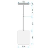 Deckenleuchte APP1702-1CP GREY B