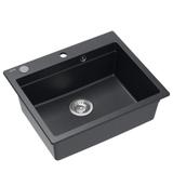 гранитная мойка KURT 110 WORKSTATION Black Dotted