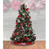 Mata pod choinkę czerwona YX22025 80 cm