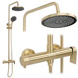 σετ ντους Rea Hunter Brush Gold