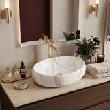 Νιπτήρας πάγκου Rea Linda Lava Mat Μ 48.5 x Π 34 x Υ 14.5