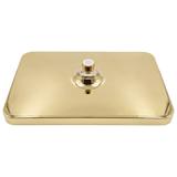Прямоугольный верхний душ REA JS-032 Gold