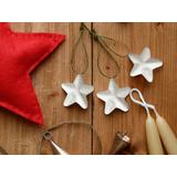 Zestaw 5szt Gwiazdek białych KL-21X21