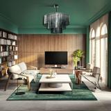 Hängelampe für die Decke APP1678-8CP Grau