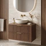 Тумба під умивальник Rea Mono 80cm Brown