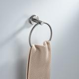Bathroom hanger Ring 6610 Modern Brush Nickel