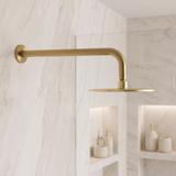 Bras de douche rond REA JS-9021 40cm Brush gold