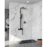 Thermostatic shower set Rea  FENIX Milan Black Mat