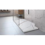 Dušo irklavimo baseinas Bazalt CARRARA WHITE 90x90