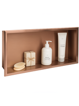 bathroom shelf 30x60 brush copper