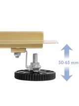 Scarico lineare Neox brush gold 60