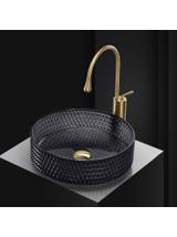 Umywalka nablatowa Rea Cristal Black