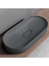 Umywalka konglomeratowa IRIS 71 CM szary mat