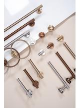 Badkamerhanger Ring 6610 Modern Brush Gold