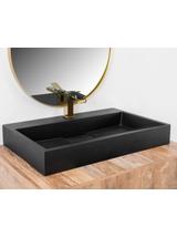 Umywalka Konglomeratowa GOYA BLACK MAT 100CM