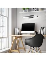 LAMPA KINKIET ŁAZIENKOWY LED NAD LUSTRO 12W 50CM APP373-1W CZARNA