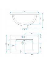 Rea Dafne 70 süvistatav kraanikauss