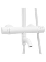 Kit de douche avec Thermostat Lungo White Mat